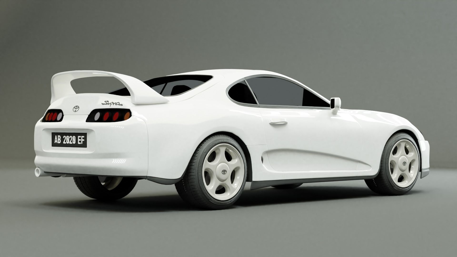 TOYOTA SUPRA MK4 3D 3D model_1
