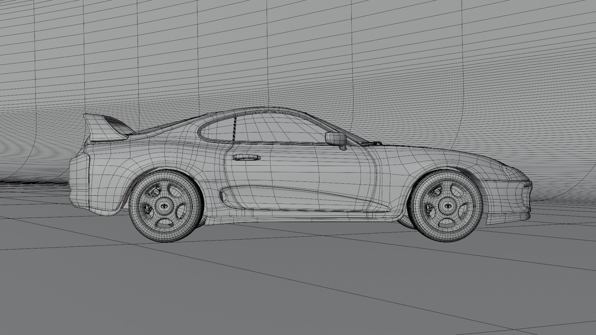 TOYOTA SUPRA MK4 3D 3D model_9