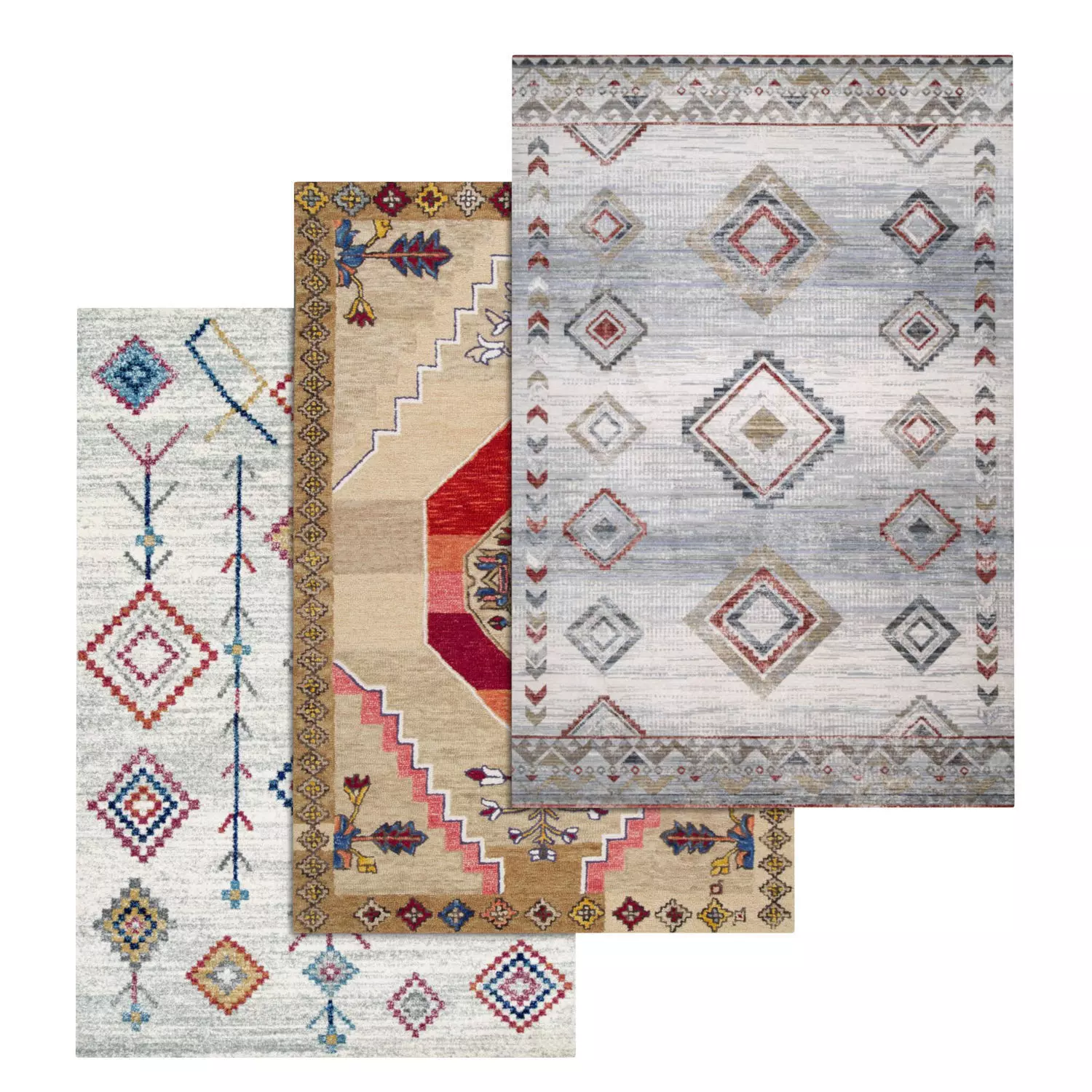 Rug Set 1332 3D model_0