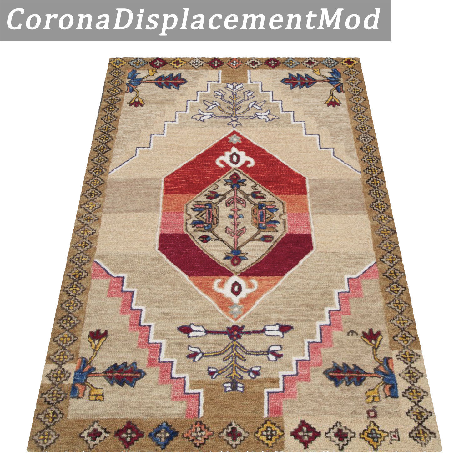 Rug Set 1332 3D model_4