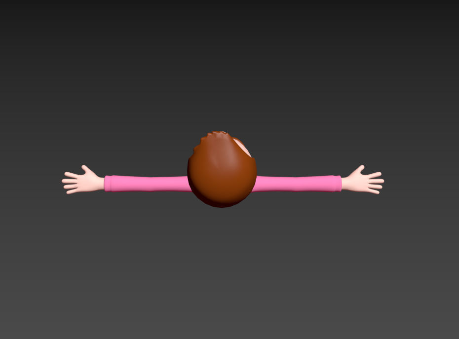 CartoonMan034 Man 3D model_21