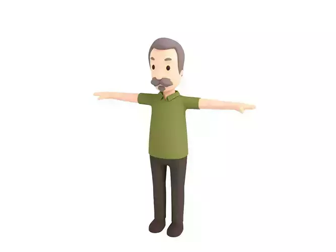 CartoonMan035 OldMan