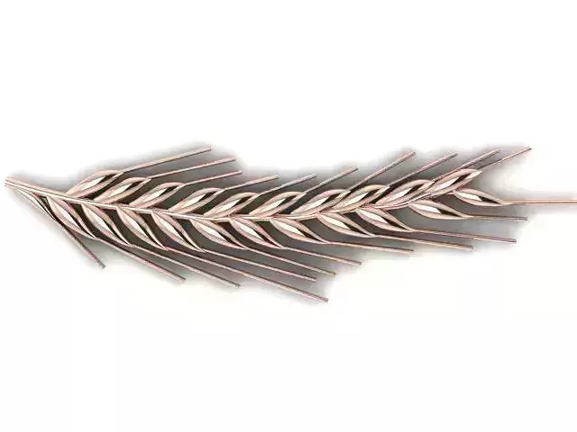 Wheat Necklace 3D print model