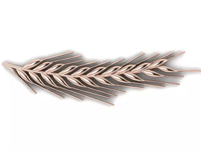 Wheat Necklace 3D print model