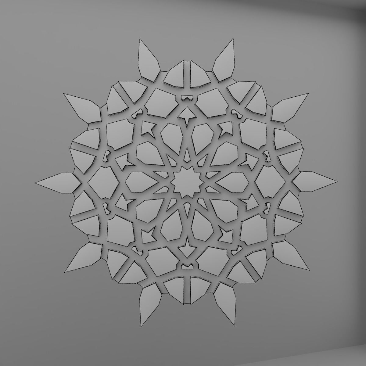 Wall Panel 3D model_10