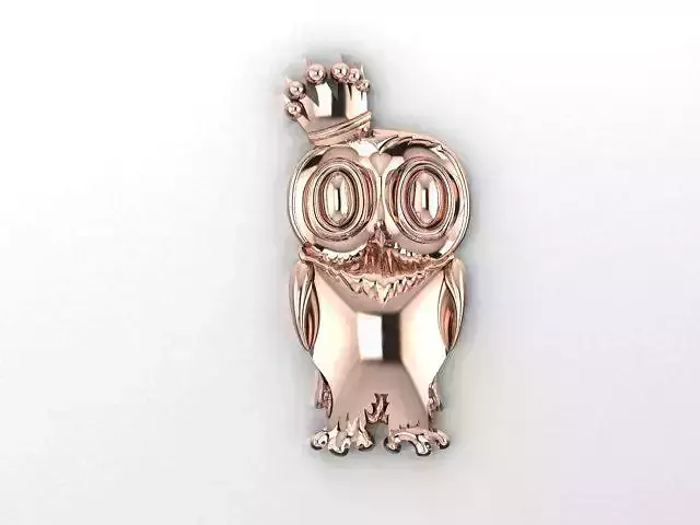 owl necklace or earrings