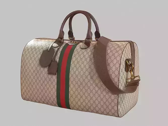 Gucci Ophidia GG medium travel duffle bag Low-poly 3D model