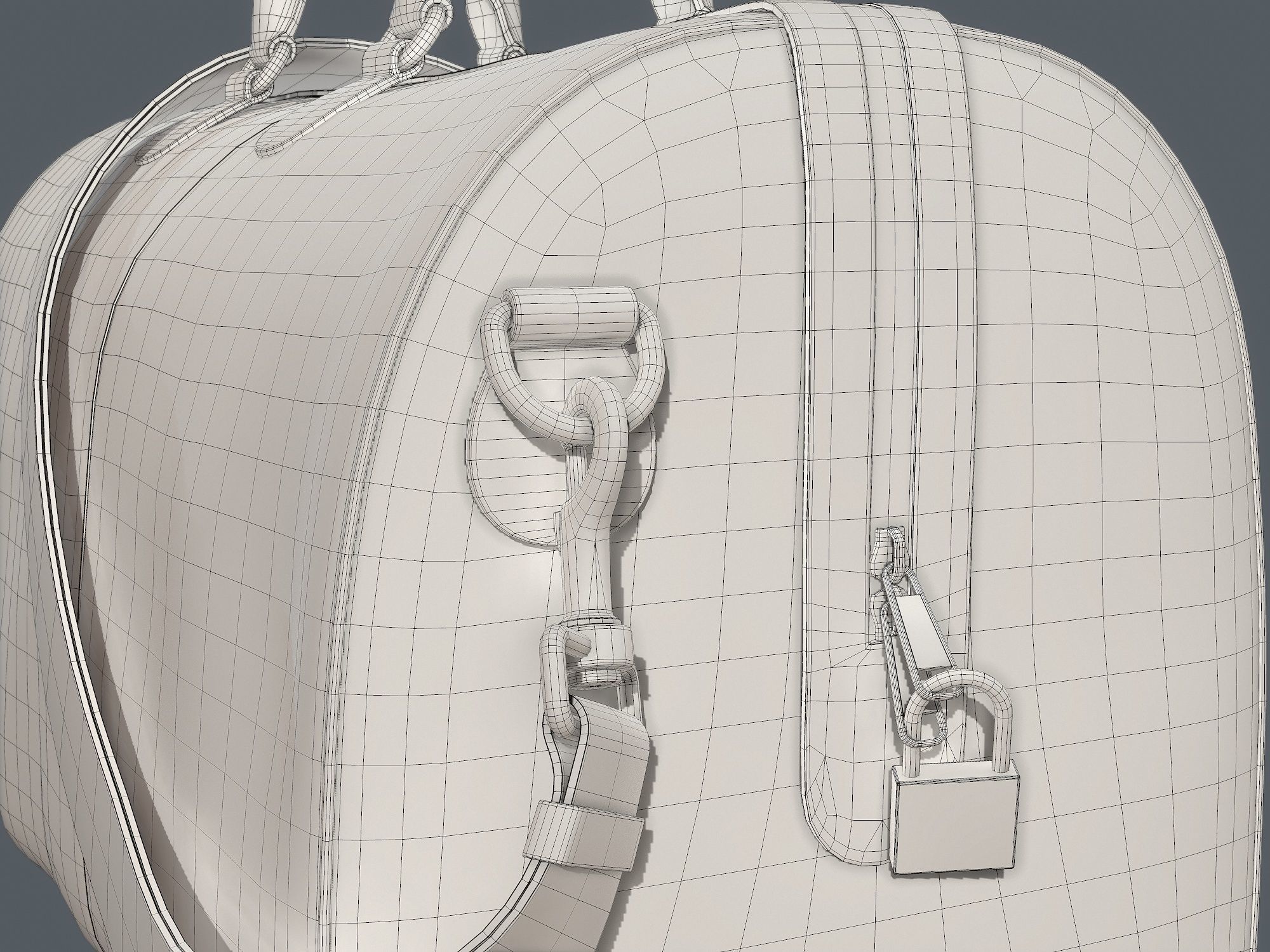 Gucci Ophidia GG medium travel duffle bag Low-poly 3D model_19