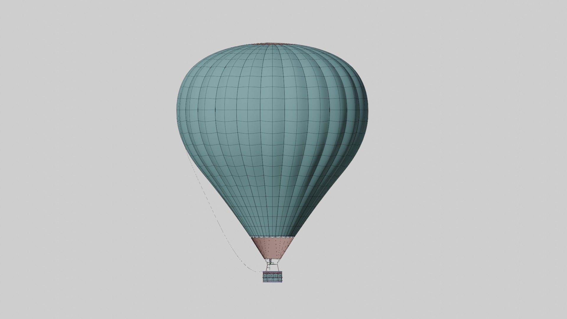 Hot Air Balloon 3D model_2