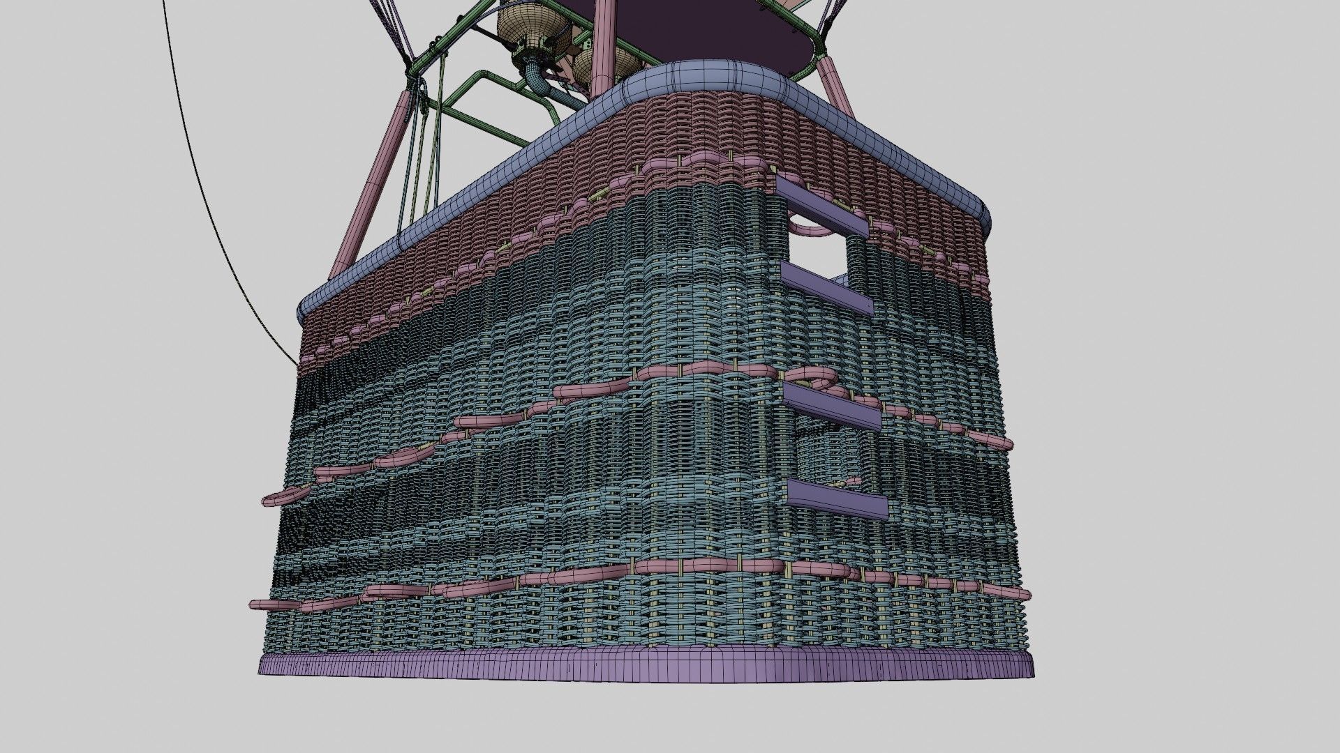 Hot Air Balloon 3D model_3