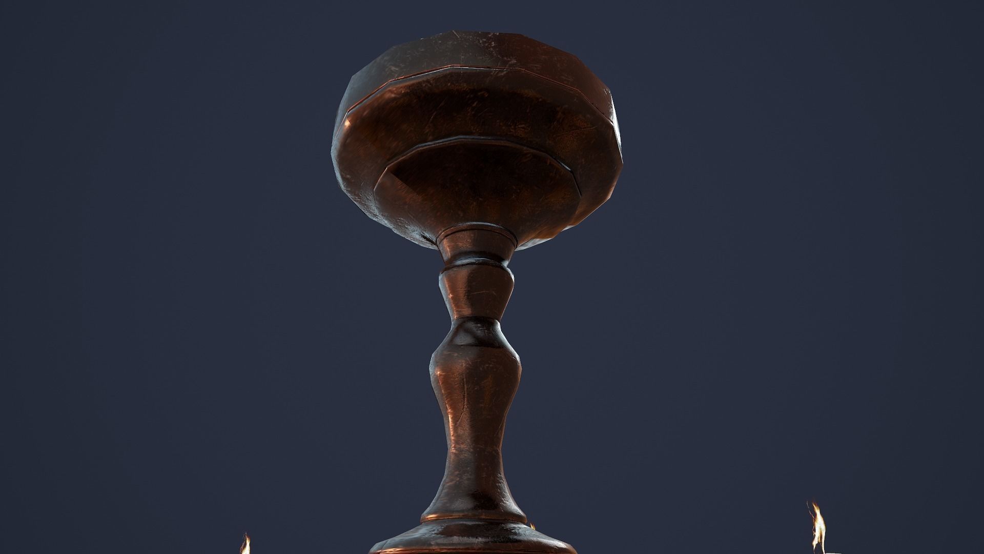 Candelabra Chandelier Low-poly 3D model_8