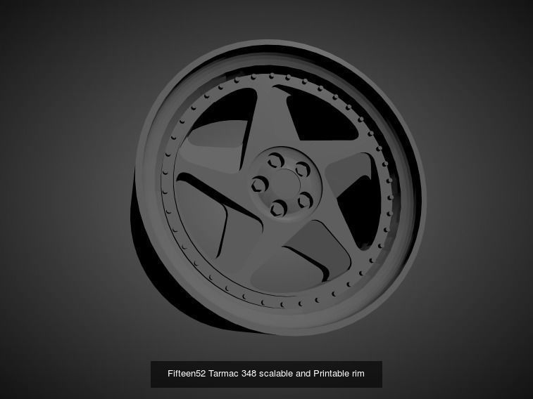 Fifteen52 scalable and Printable rims  3D Model Collection_5