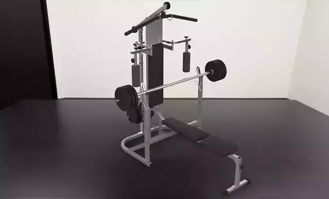 Kettler Classic gym pad 3D model