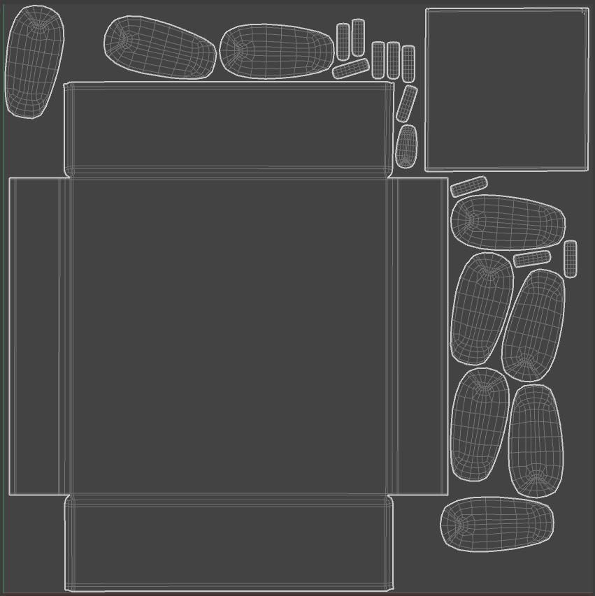 Small Chip with 2K PBR Textures 3D model_6