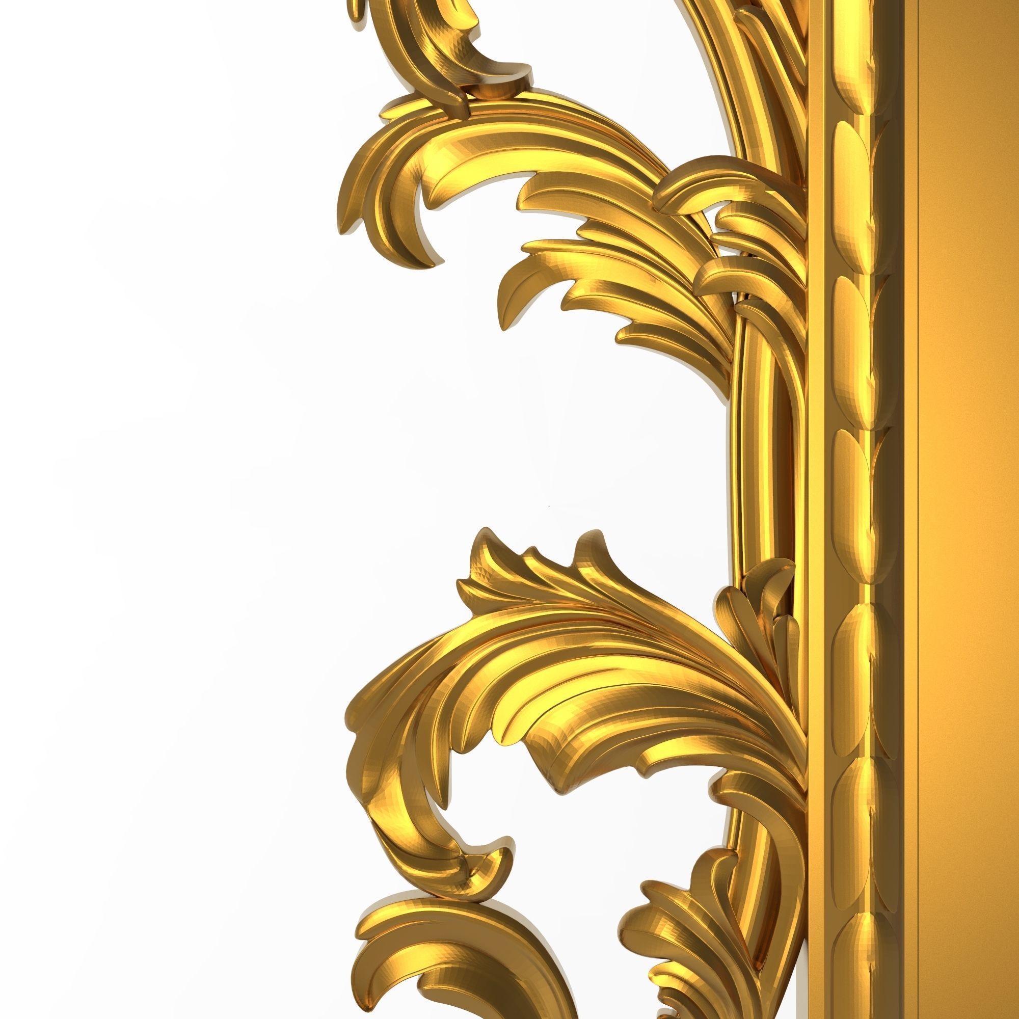 Carved Picture Frame 3D model_2