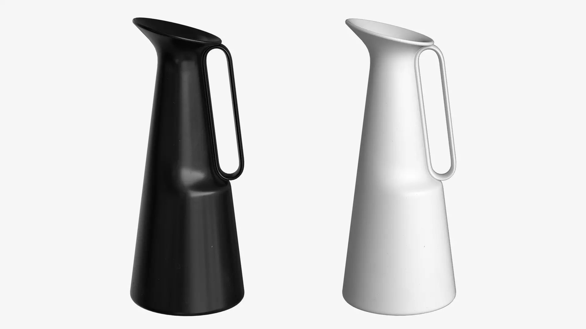 Ceramic Water Pitcher Jug Low-poly 3D model