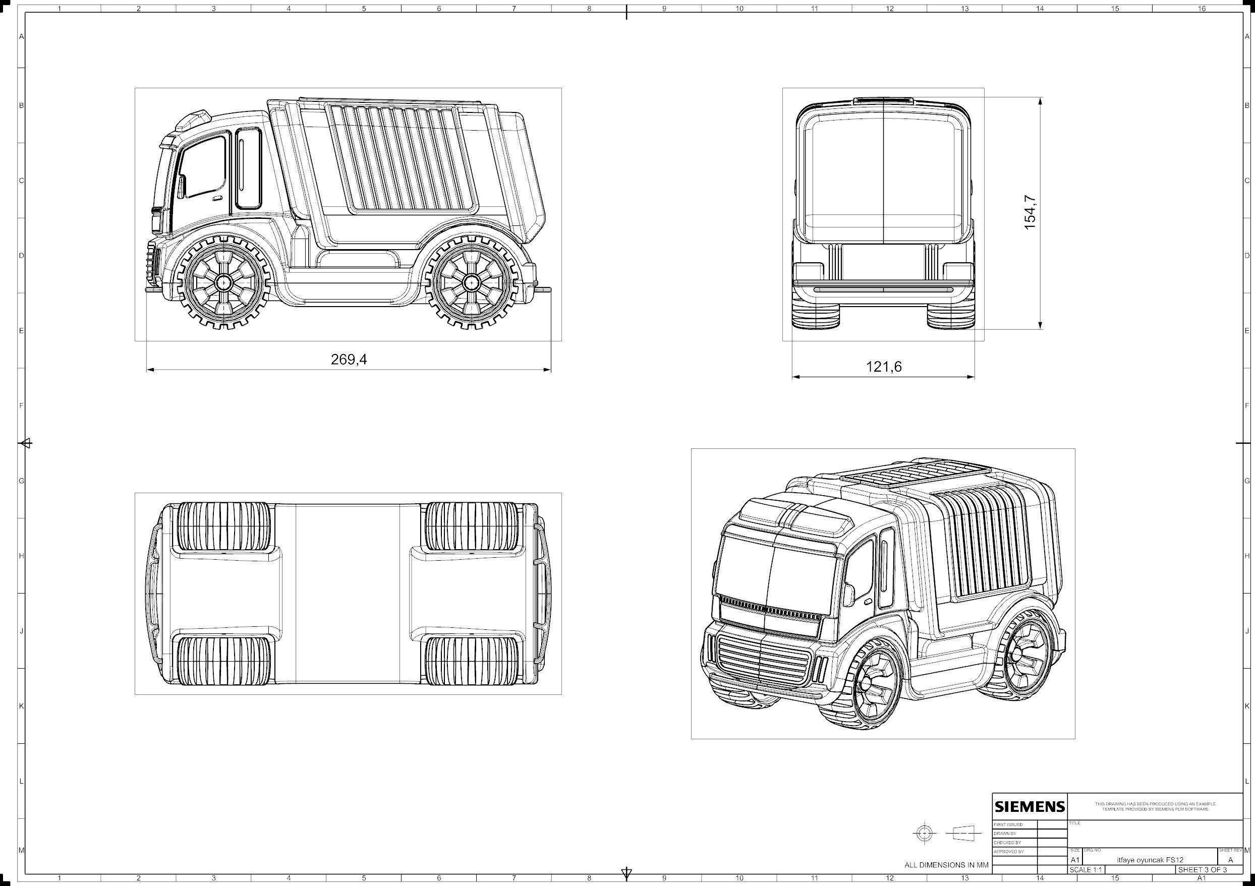 fire truck toys 3D print model_3