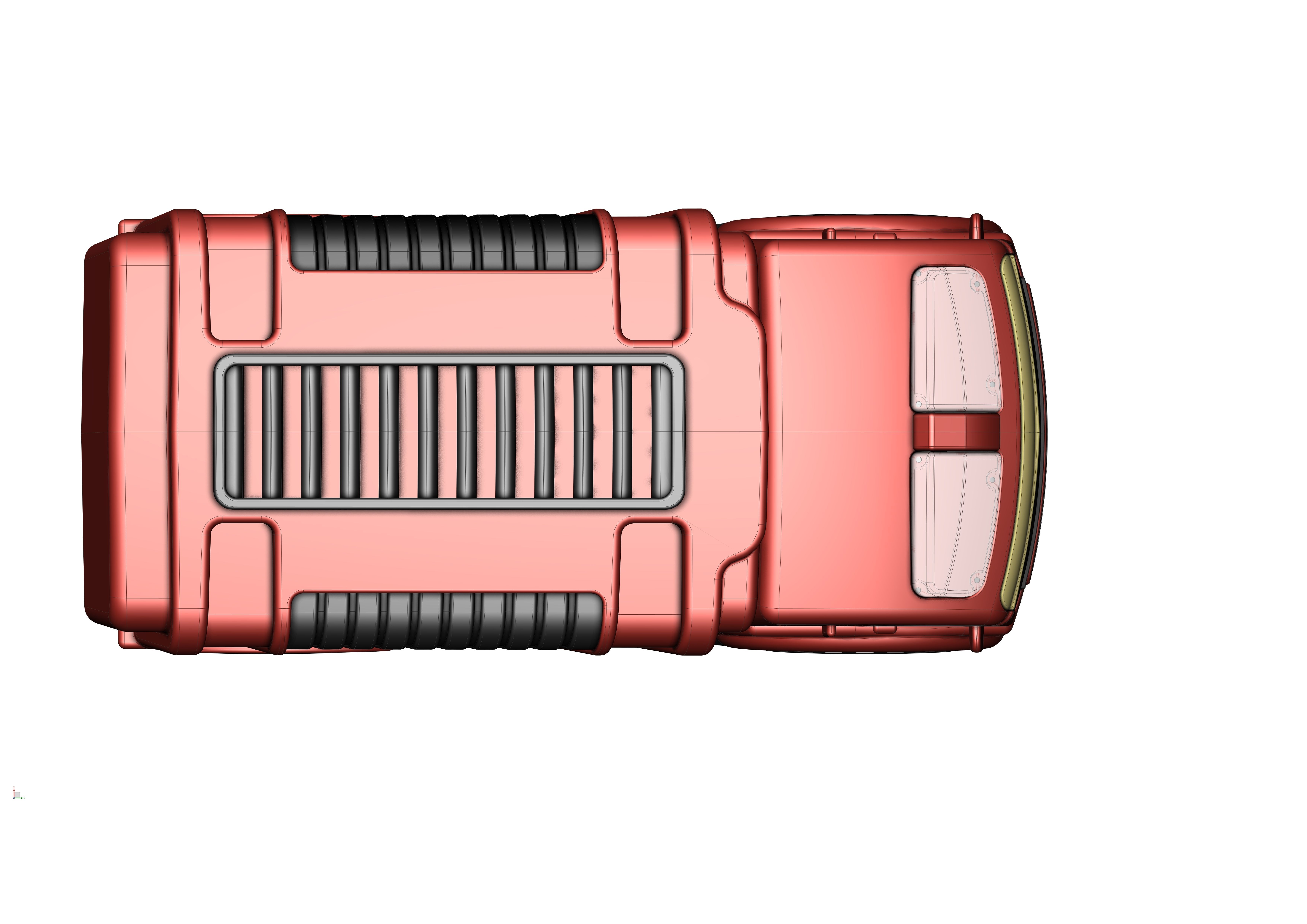 fire truck toys 3D print model_5