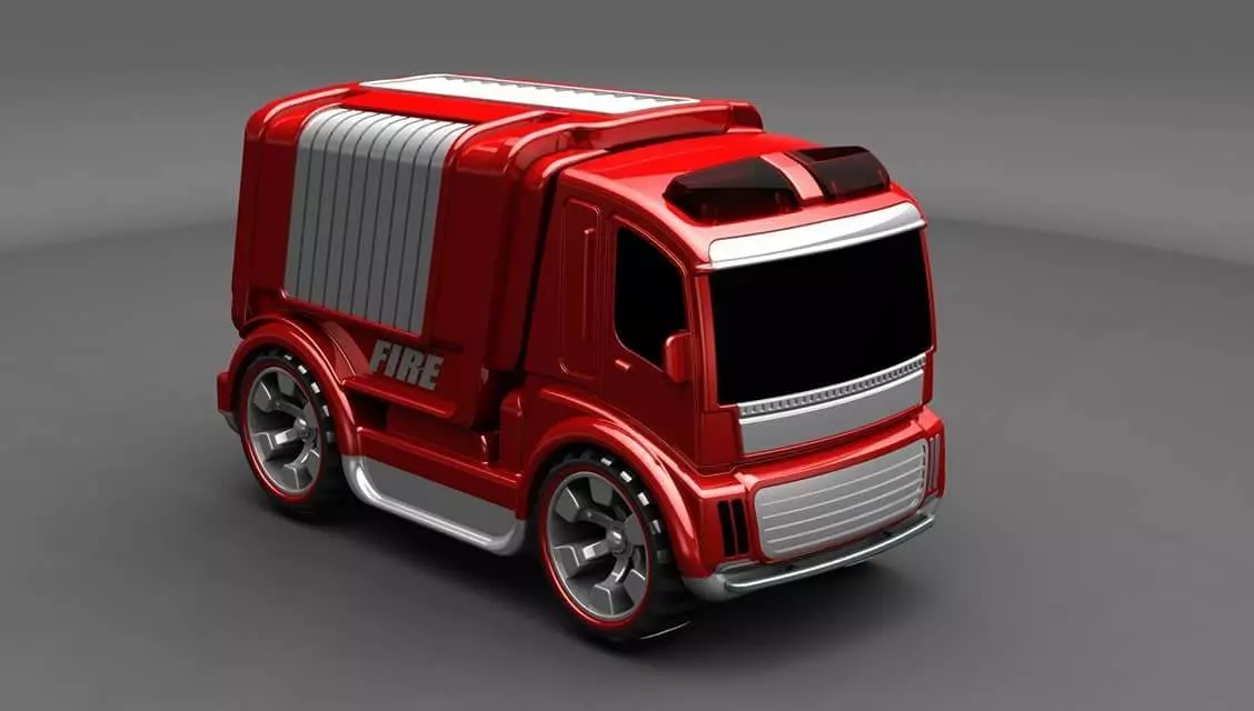 fire truck toys 3D print model_0