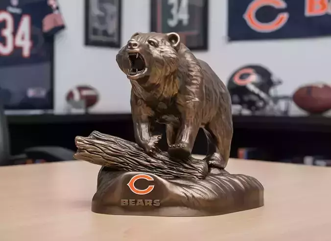 logo Chicago Bears -  American football - Statue