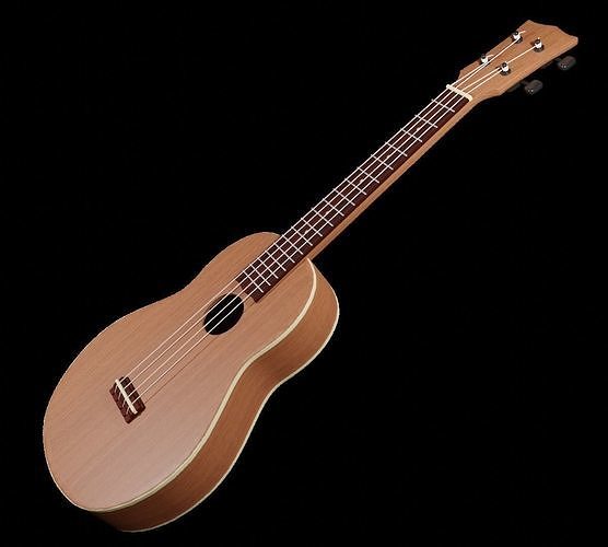 Ukulele 3D model