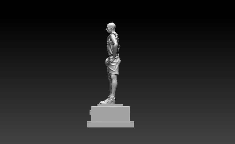 Kobe Bryant - American professional basketball player - NBA 3D model_1