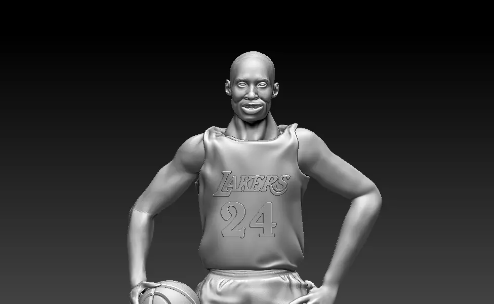 Kobe Bryant - American professional basketball player - NBA 3D model_0