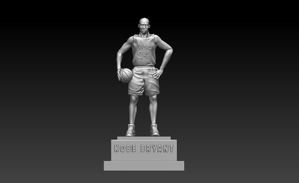Kobe Bryant - American professional basketball player - NBA 3D model_2