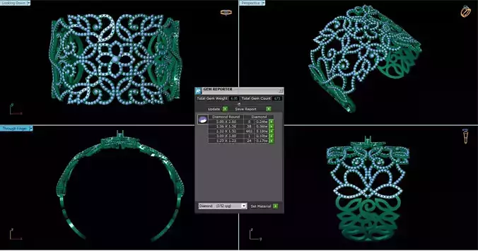 bracelet head with lights