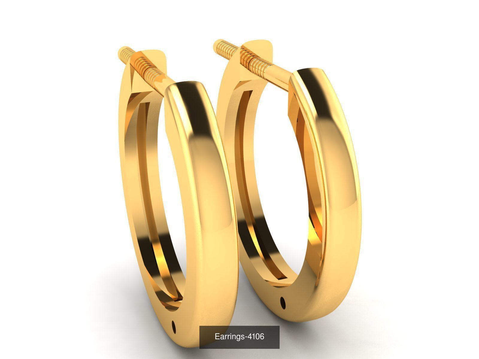 75 ENGLISH LOCK EARRINGS  3D Model Collection_72