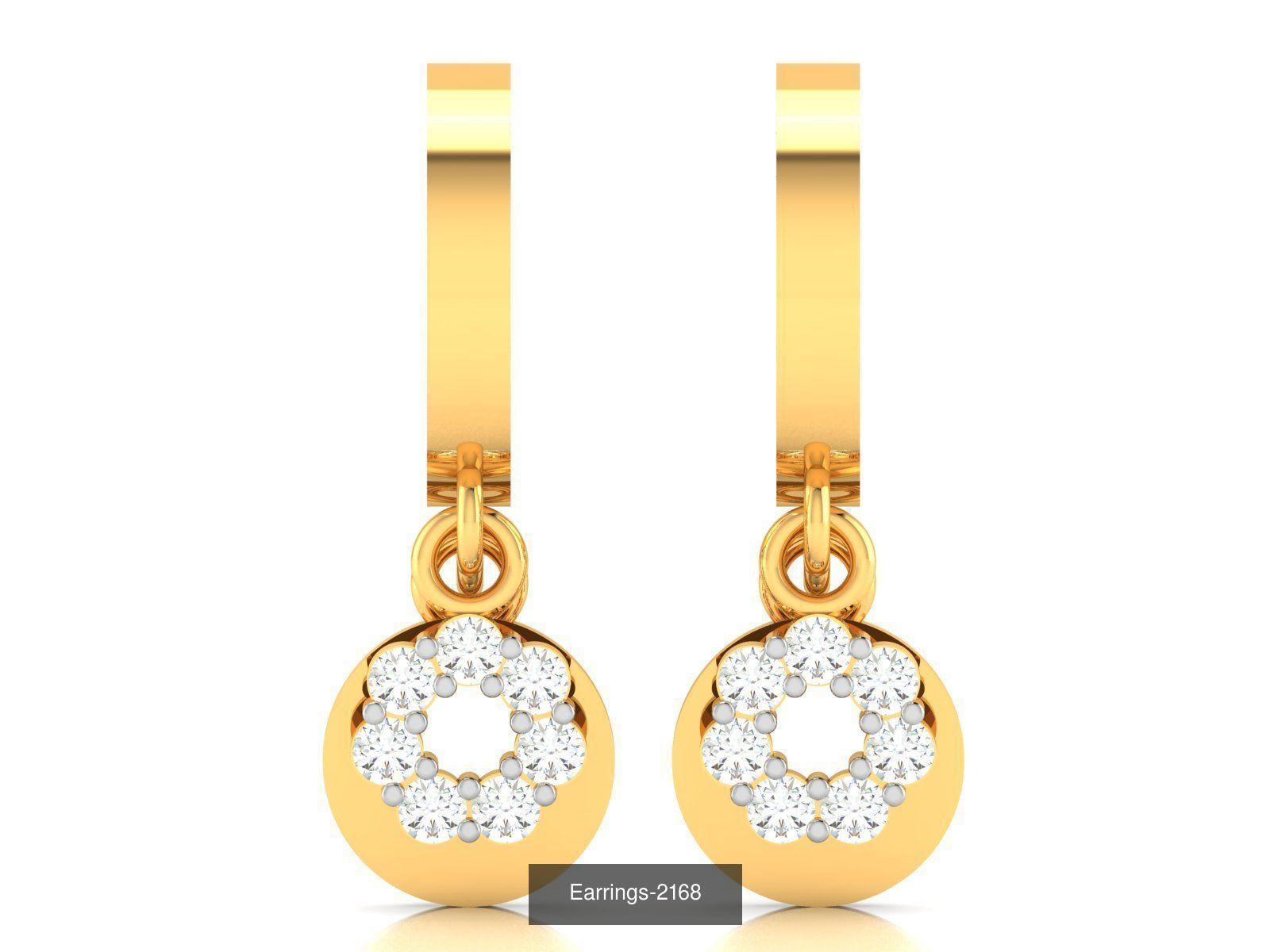 75 ENGLISH LOCK EARRINGS  3D Model Collection_55