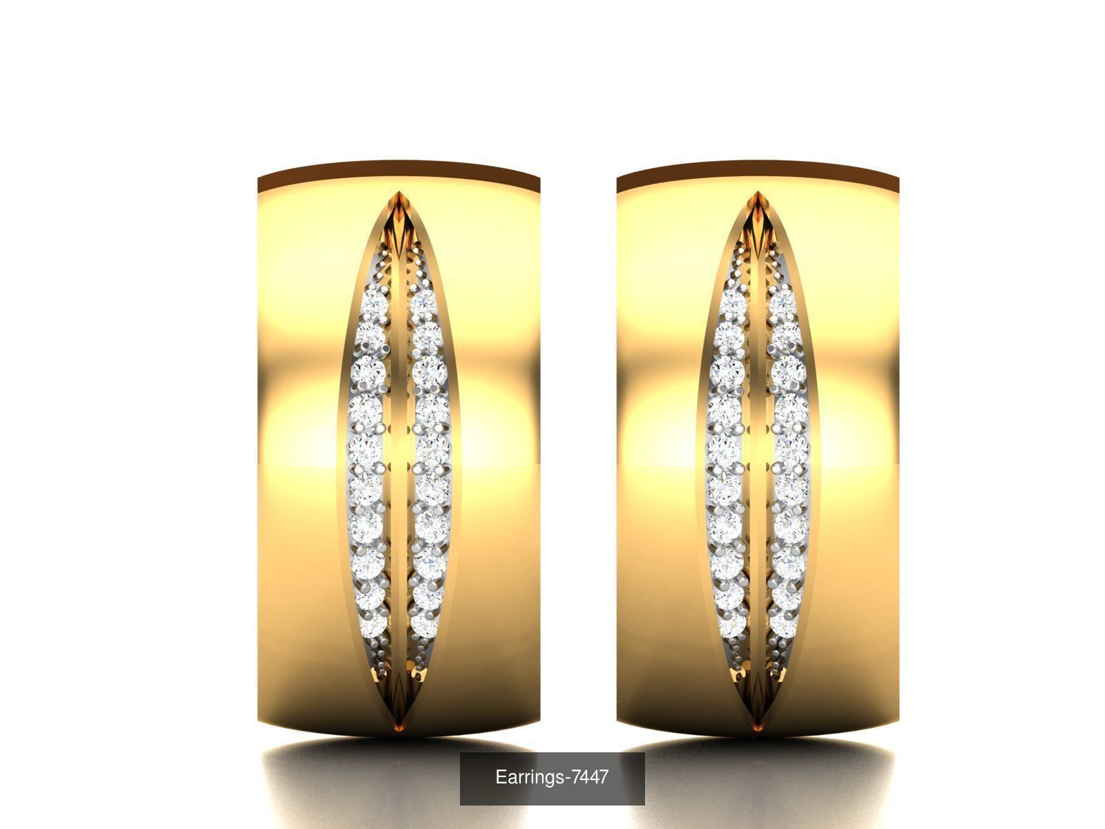 75 ENGLISH LOCK EARRINGS  3D Model Collection_62