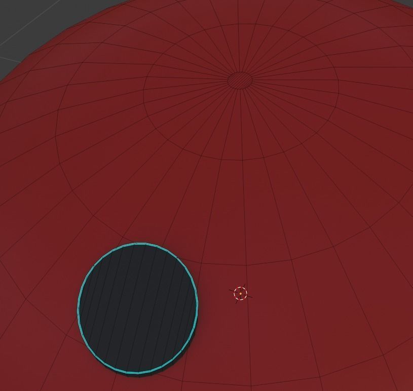 Desktop Lamp Low-poly 3D model_17