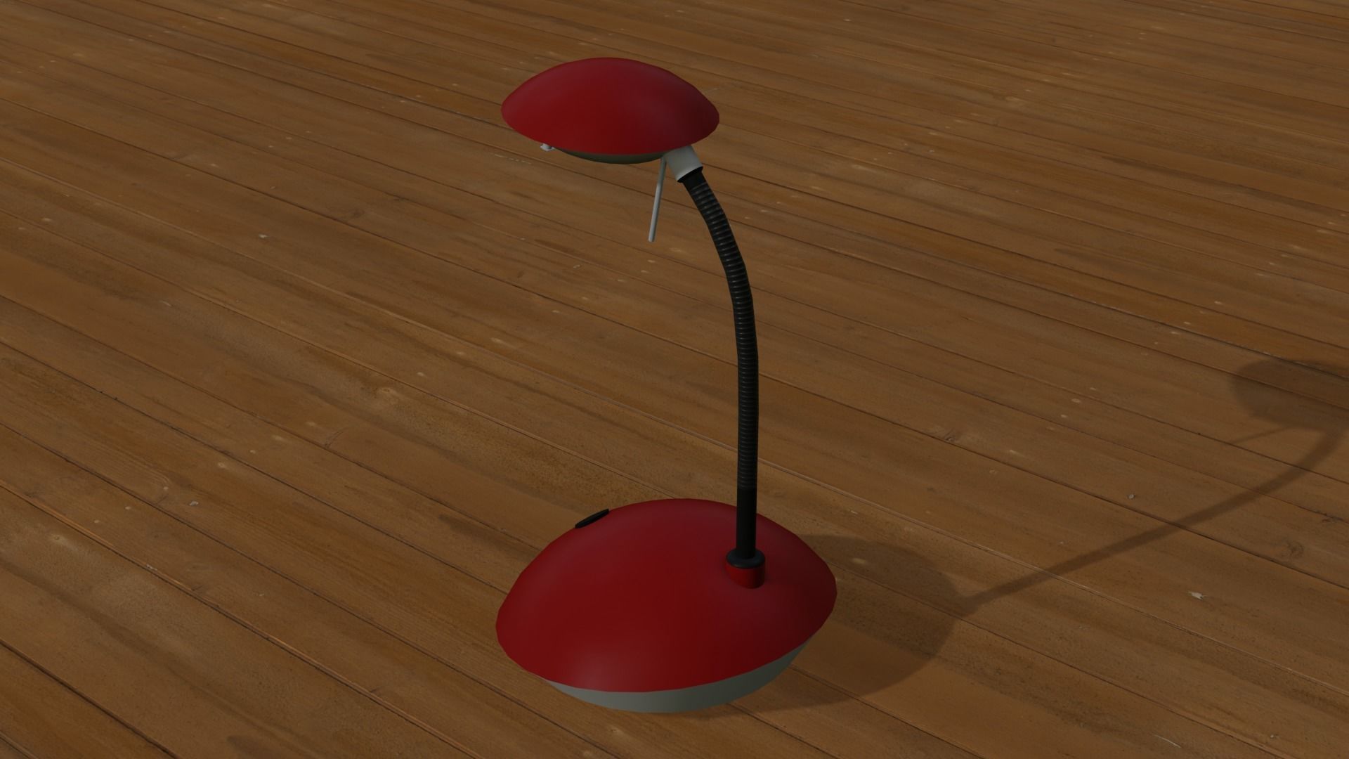 Desktop Lamp Low-poly 3D model_5