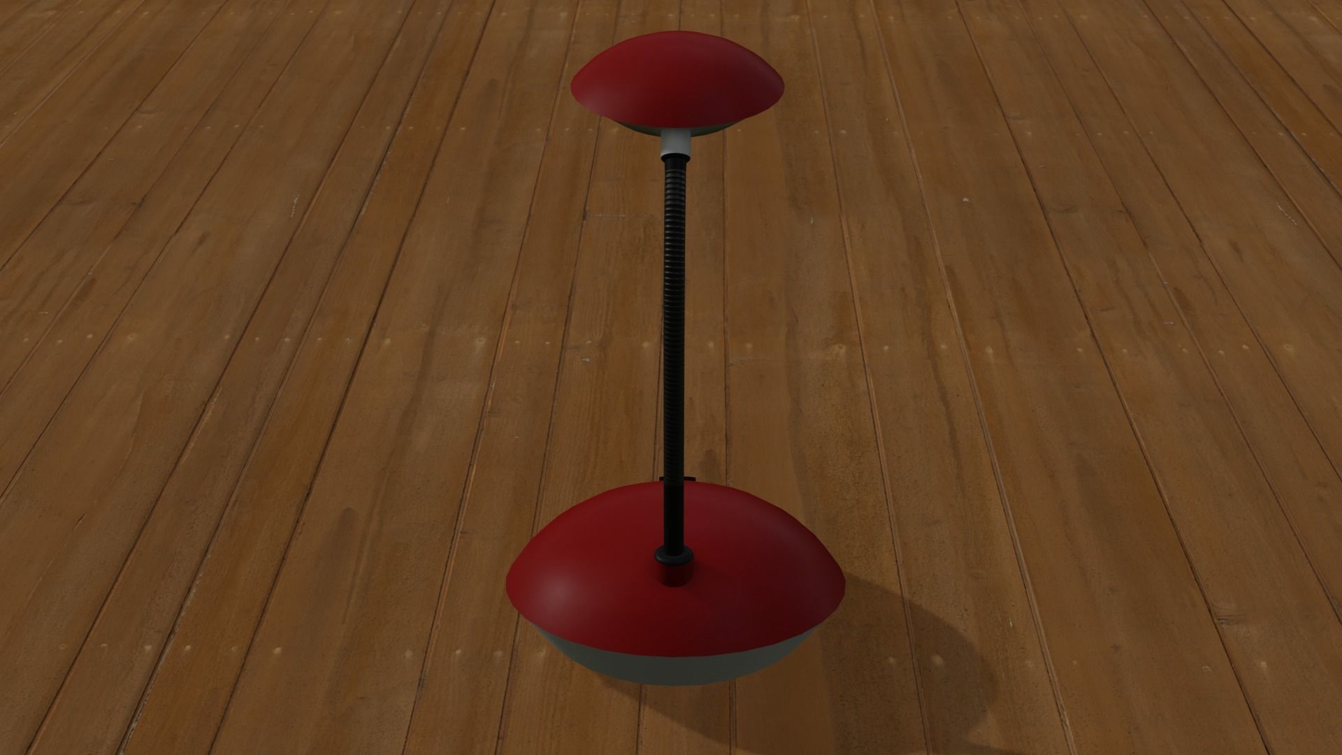 Desktop Lamp Low-poly 3D model_4
