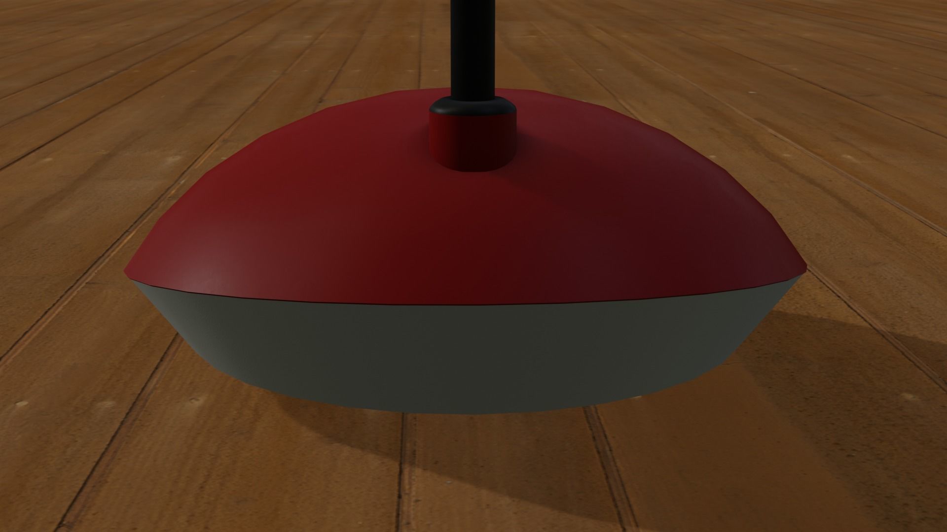 Desktop Lamp Low-poly 3D model_11