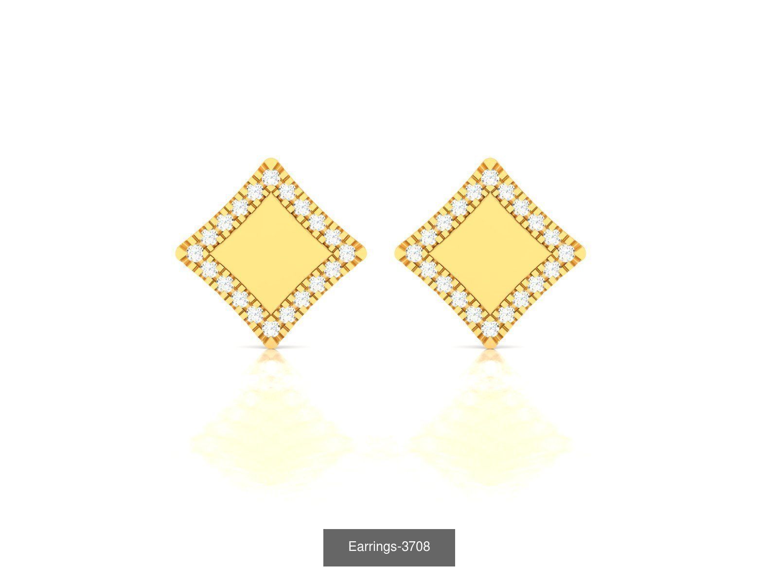 117 MENS EARRINGS LIGHT WT UNISEX EARRINGS 3D Model Collection_81