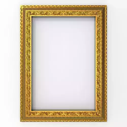 Carved Picture Frame 3D model
