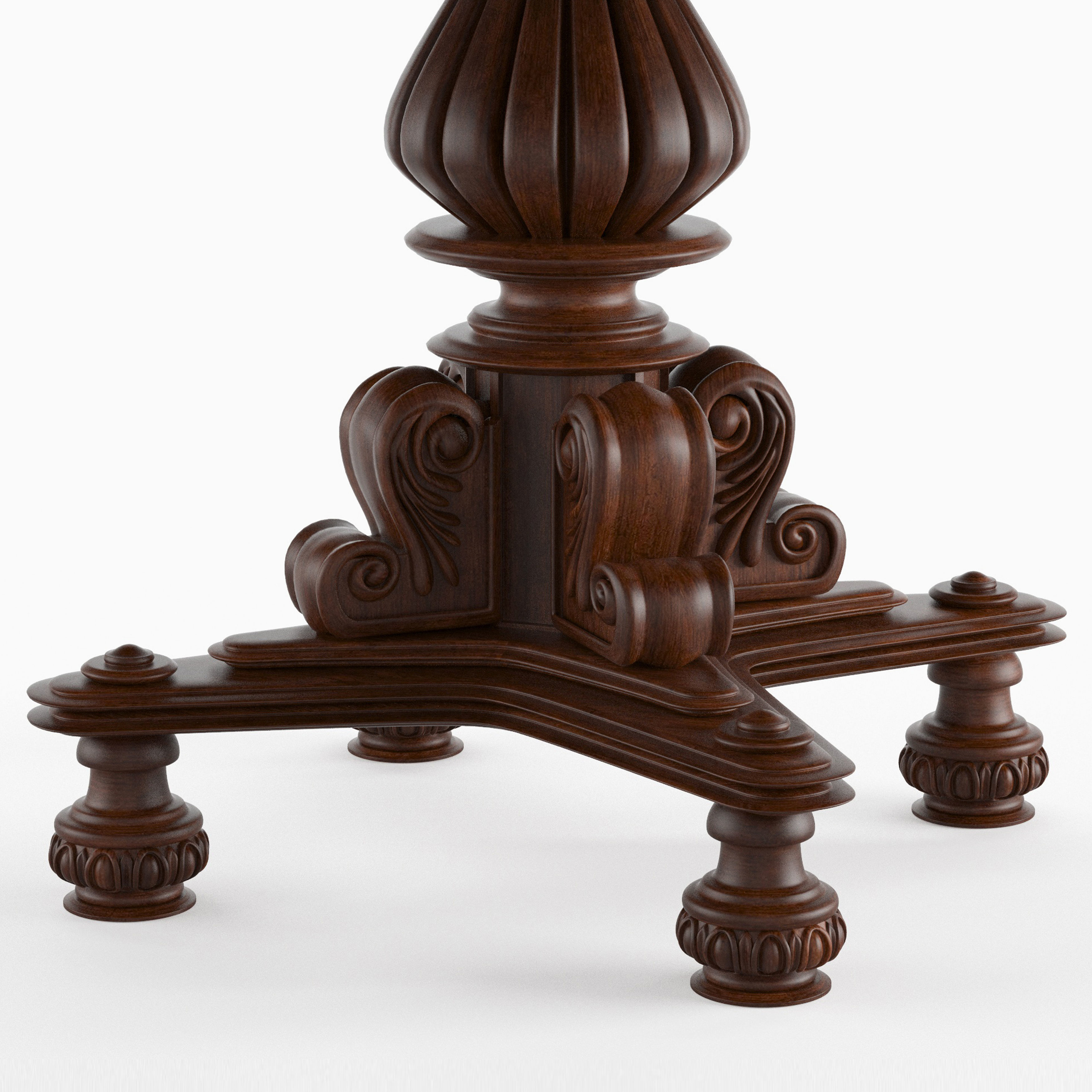 Table Classic 3D model_2