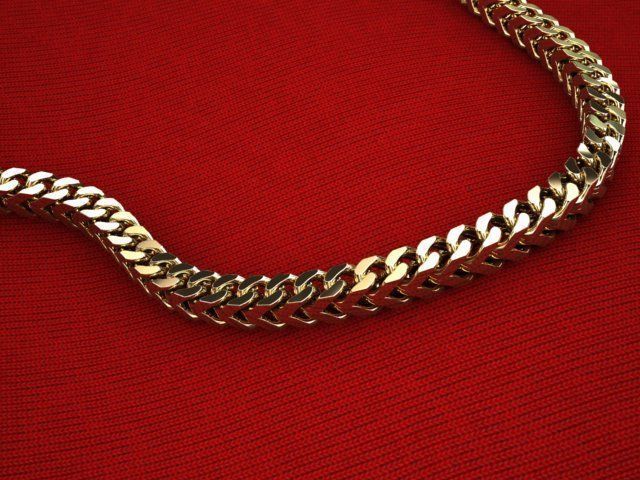 FRANCO LINK CHAIN FOR NECKLACE OR BRACELET 4MM  3D print model_2