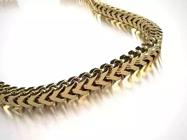 FRANCO LINK CHAIN FOR NECKLACE OR BRACELET 4MM 