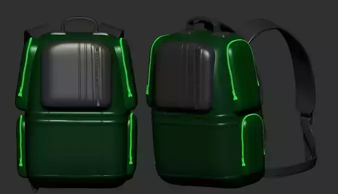 backpack sculpt 3d printable 