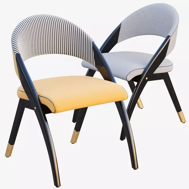 Coyle Chair Low-poly 3D model