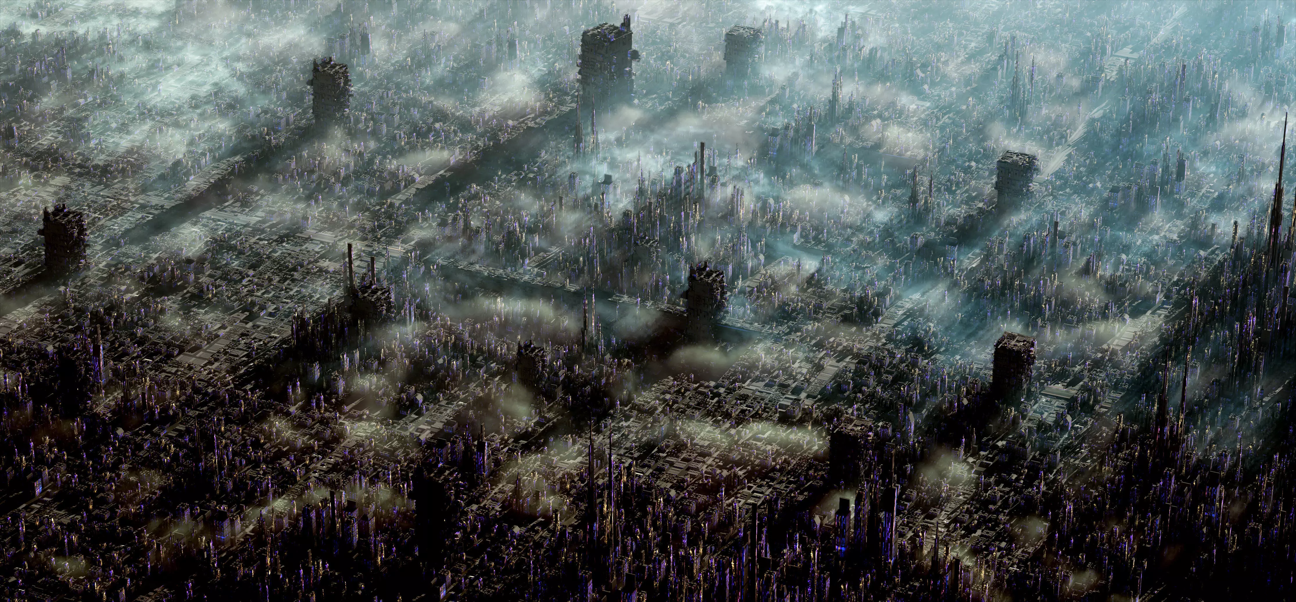 Greeble City Pieces Low-poly 3D model_0