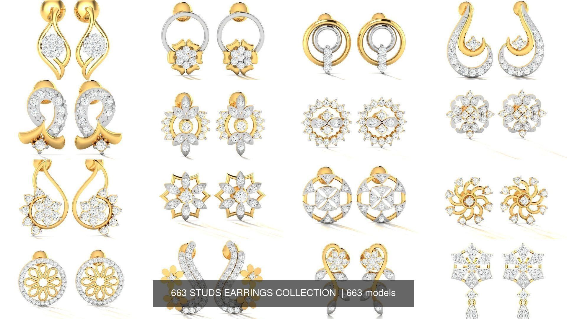 663 STUDS EARRINGS COLLECTION  _73