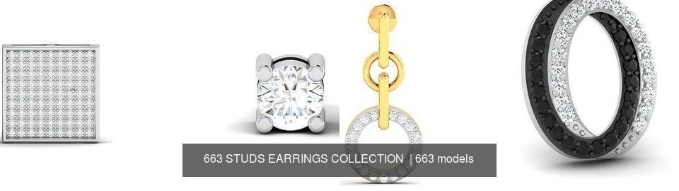 663 STUDS EARRINGS COLLECTION  _109