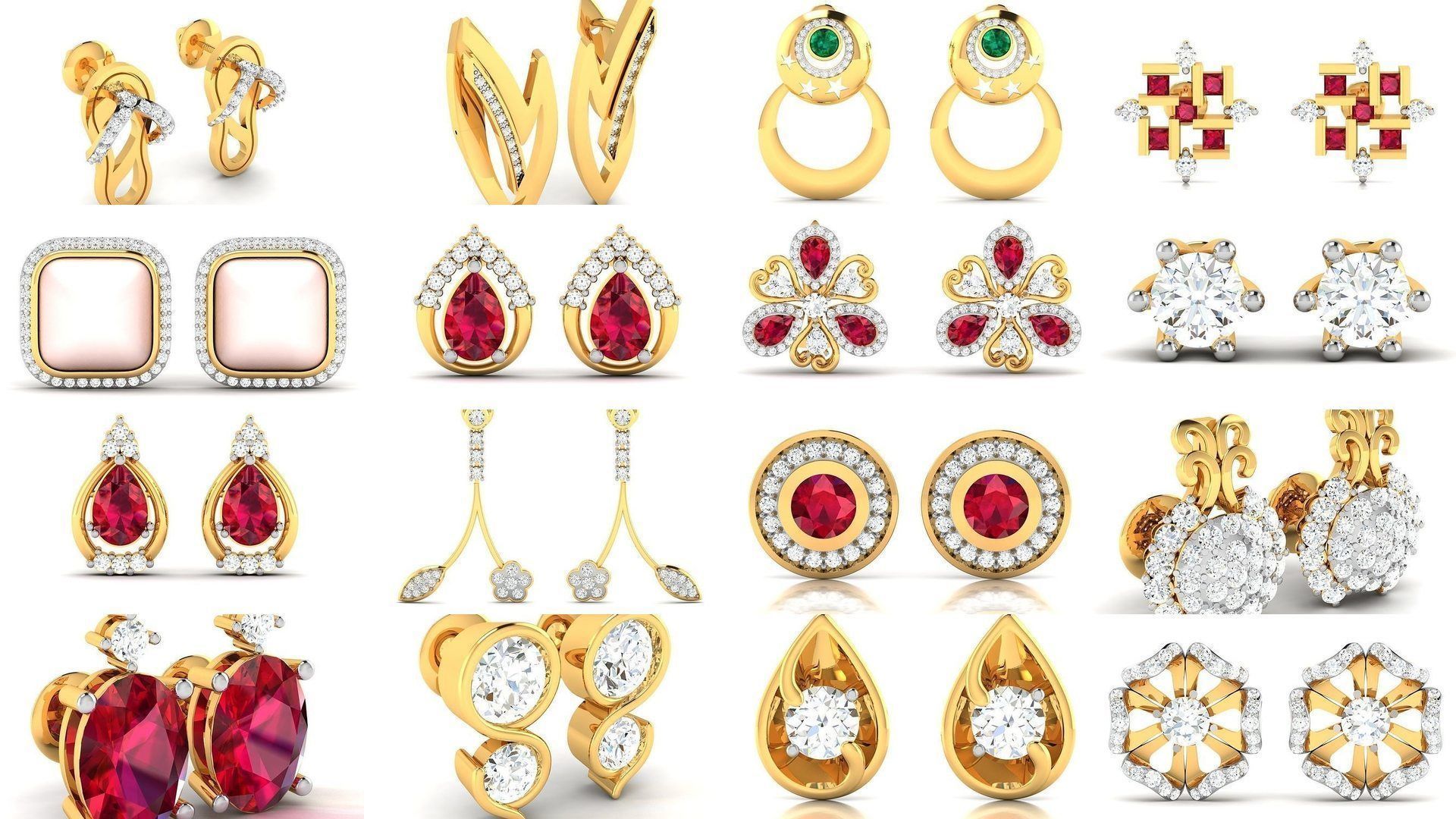 663 STUDS EARRINGS COLLECTION  _63