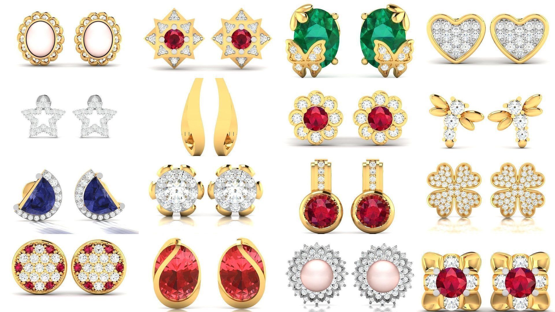 663 STUDS EARRINGS COLLECTION  _39