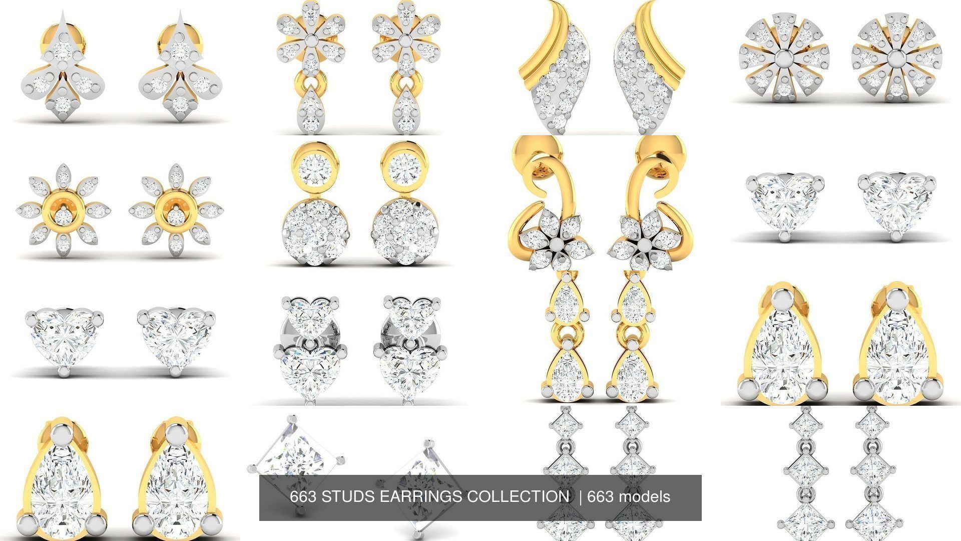 663 STUDS EARRINGS COLLECTION  _33