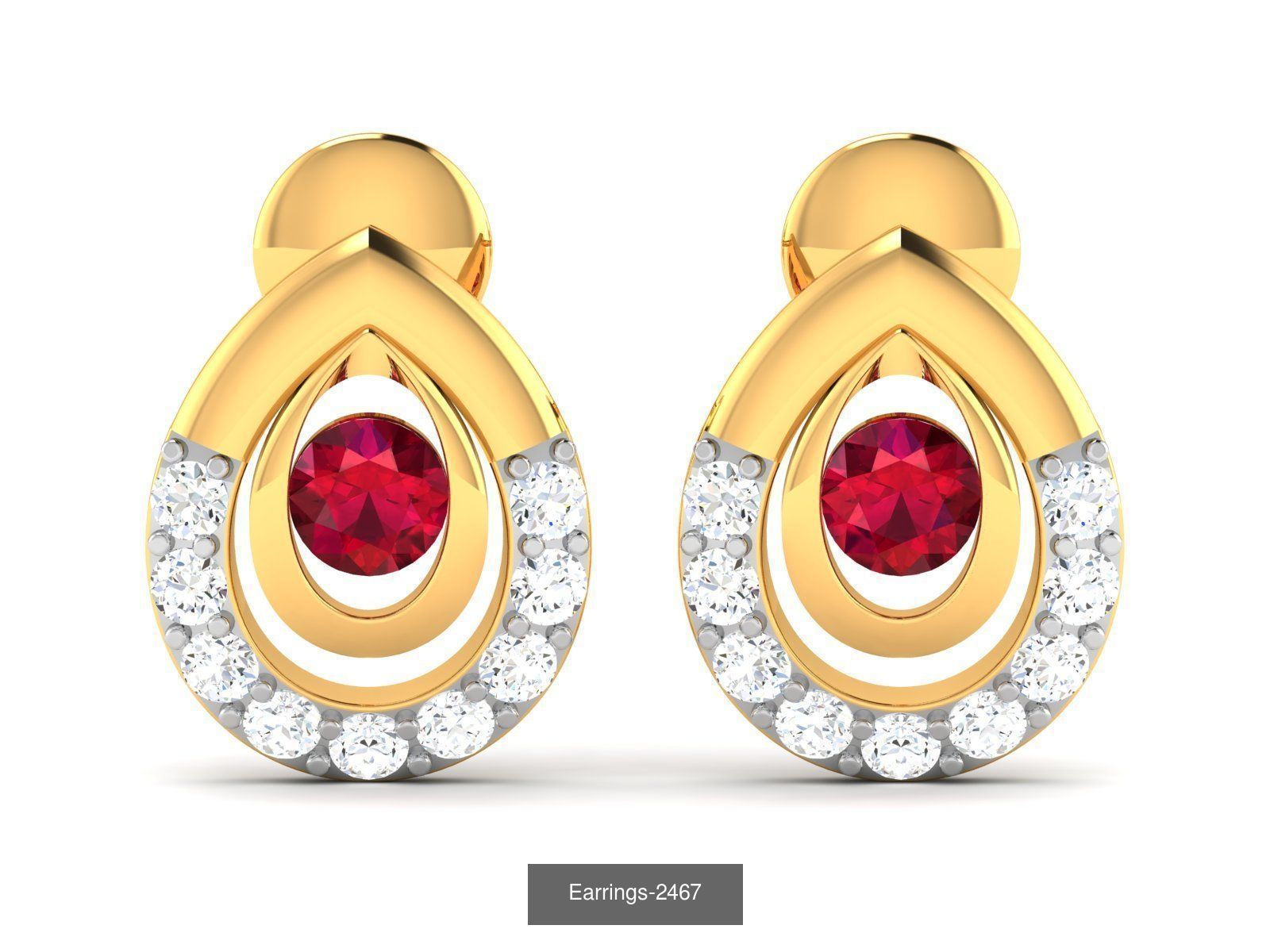 663 STUDS EARRINGS COLLECTION  _90